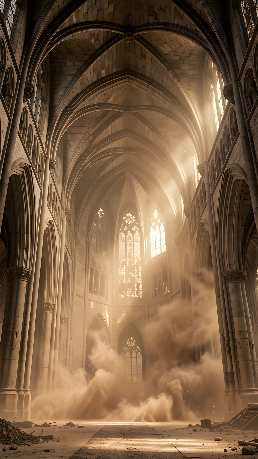 Gothic Cathedral Interior