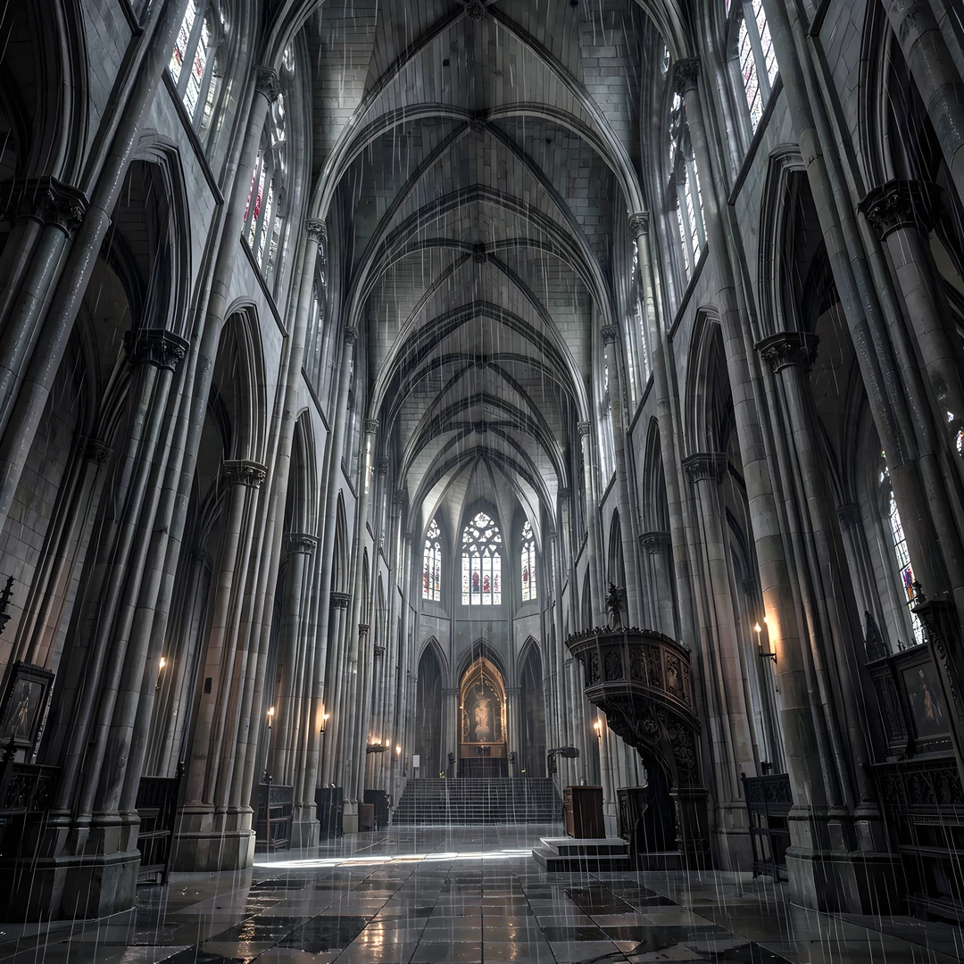 Gothic Church Interior
