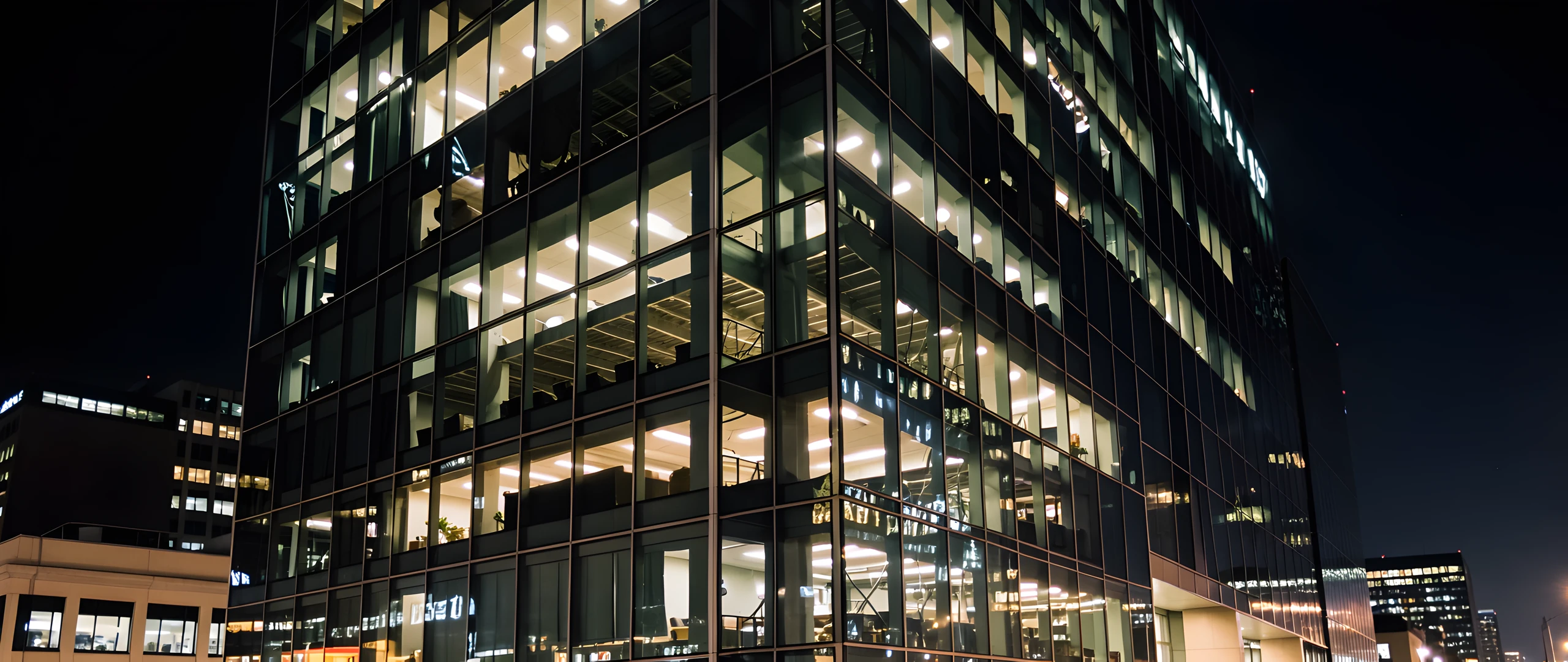 City Lights Reflected