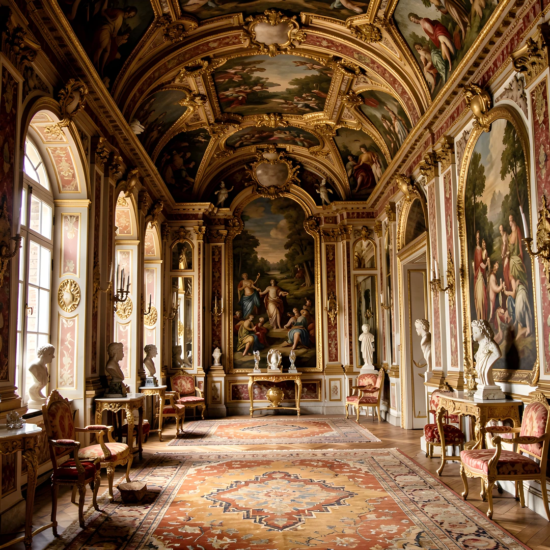 Castle Hallway Portrait
