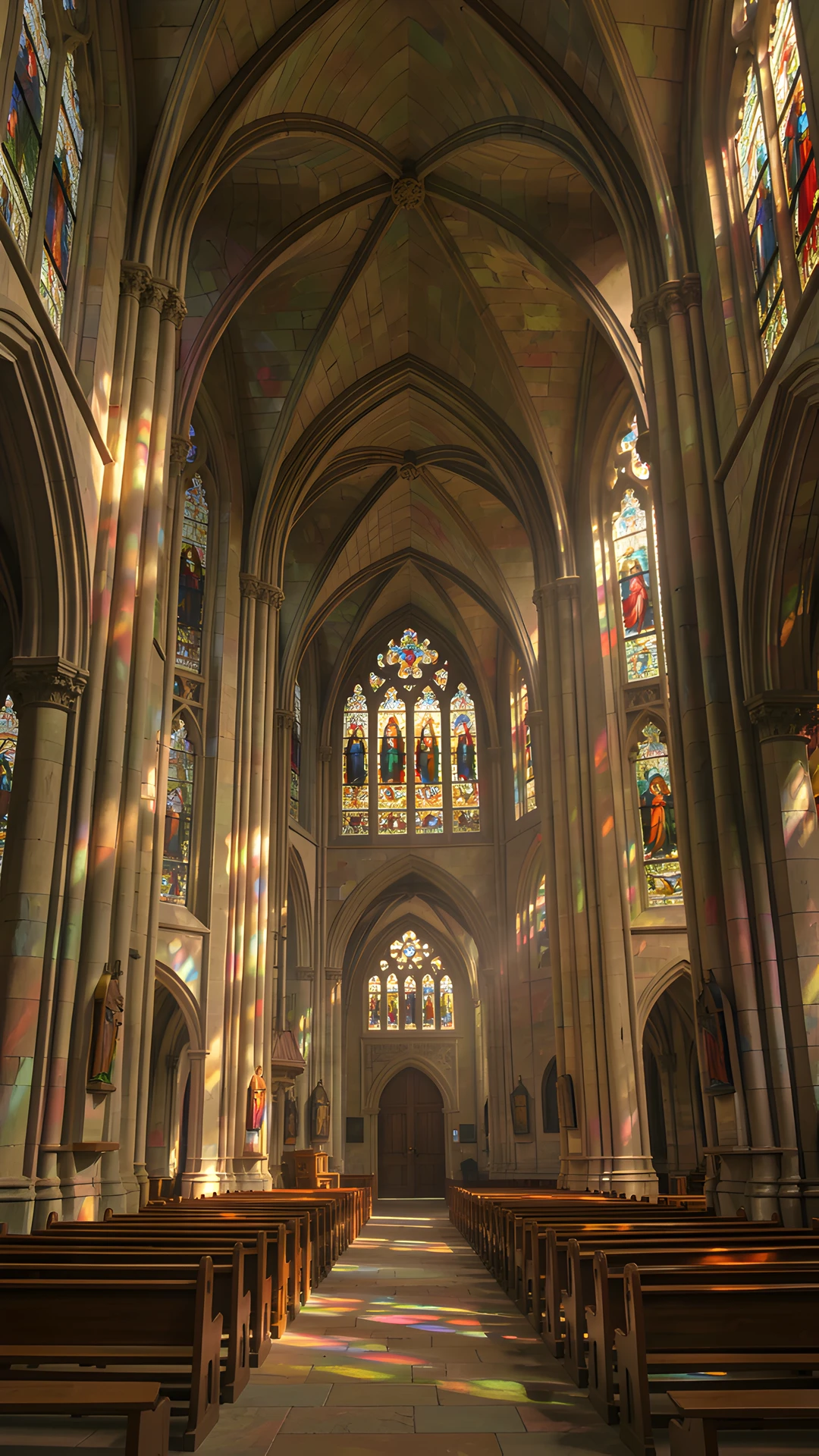 Gothic Light Falls