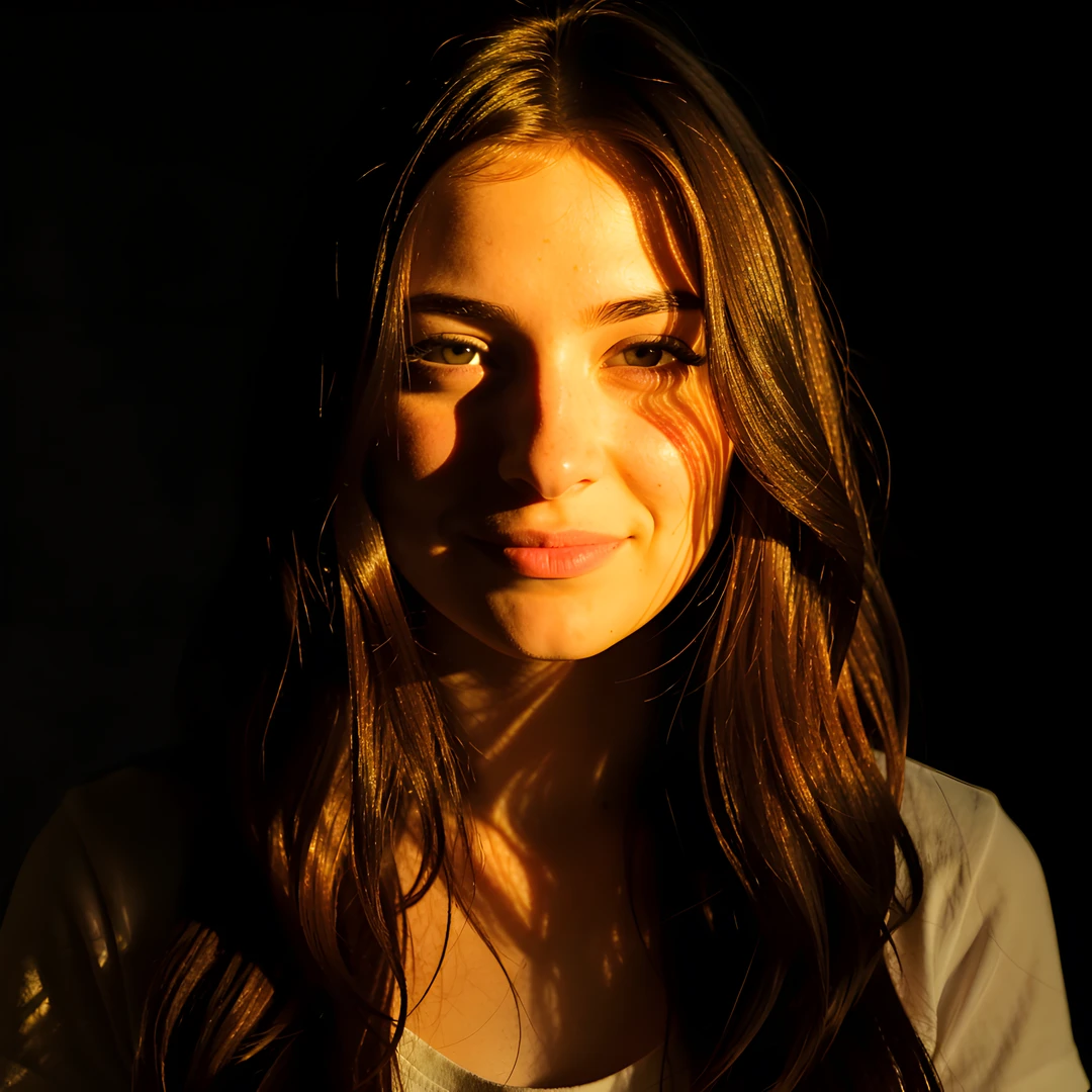 Golden Sunlit Smile