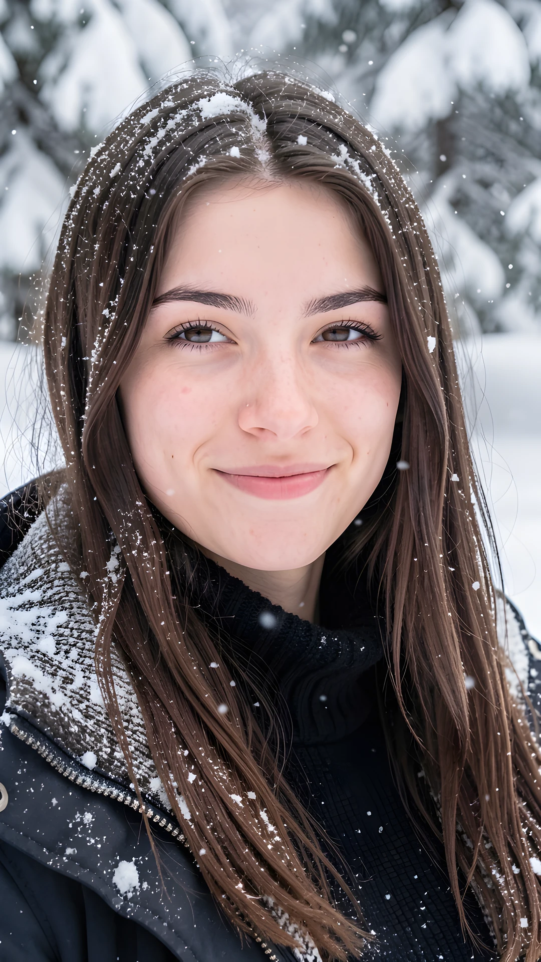 Frozen Winter Smile