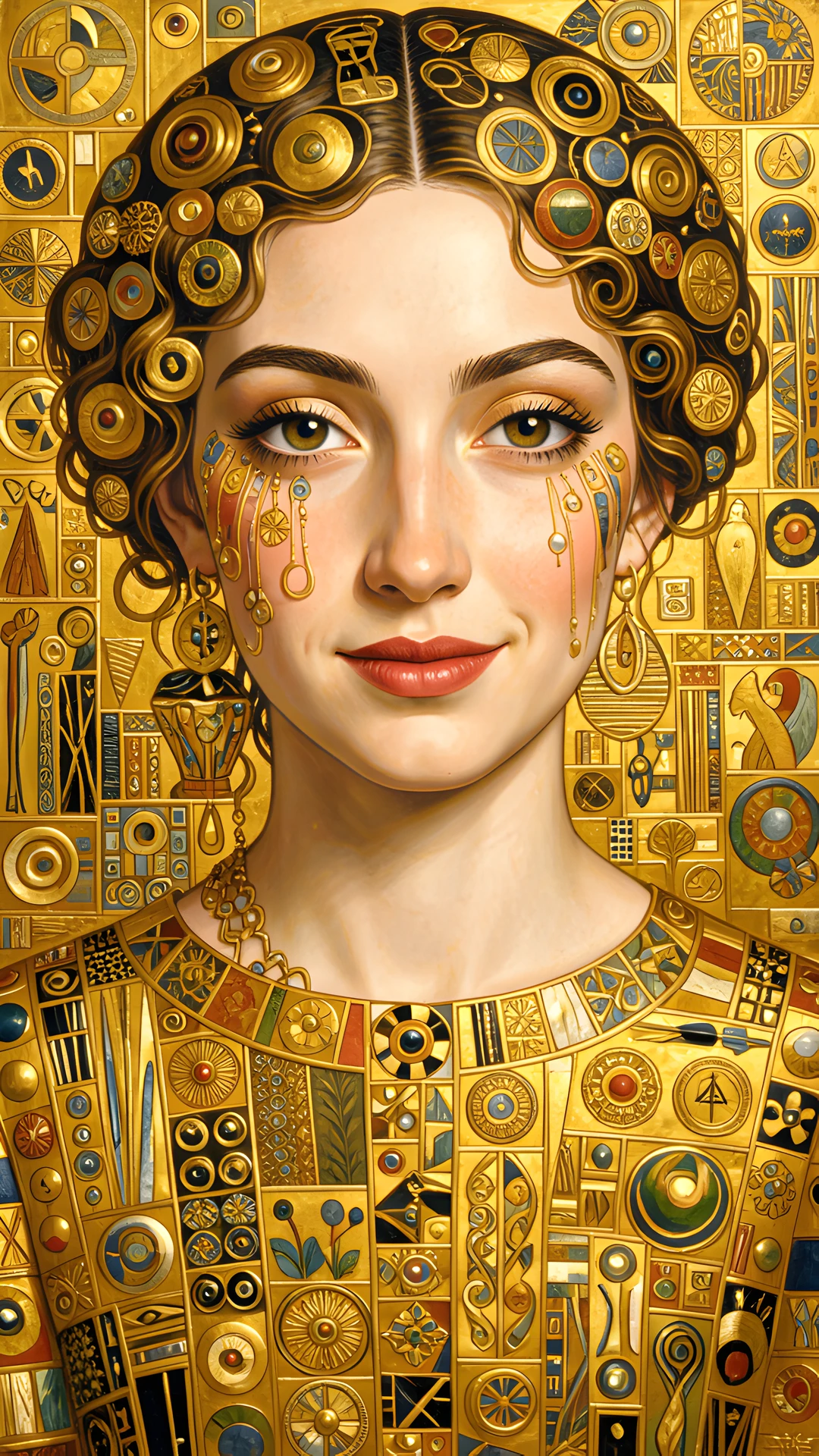 Golden Lady Portrait