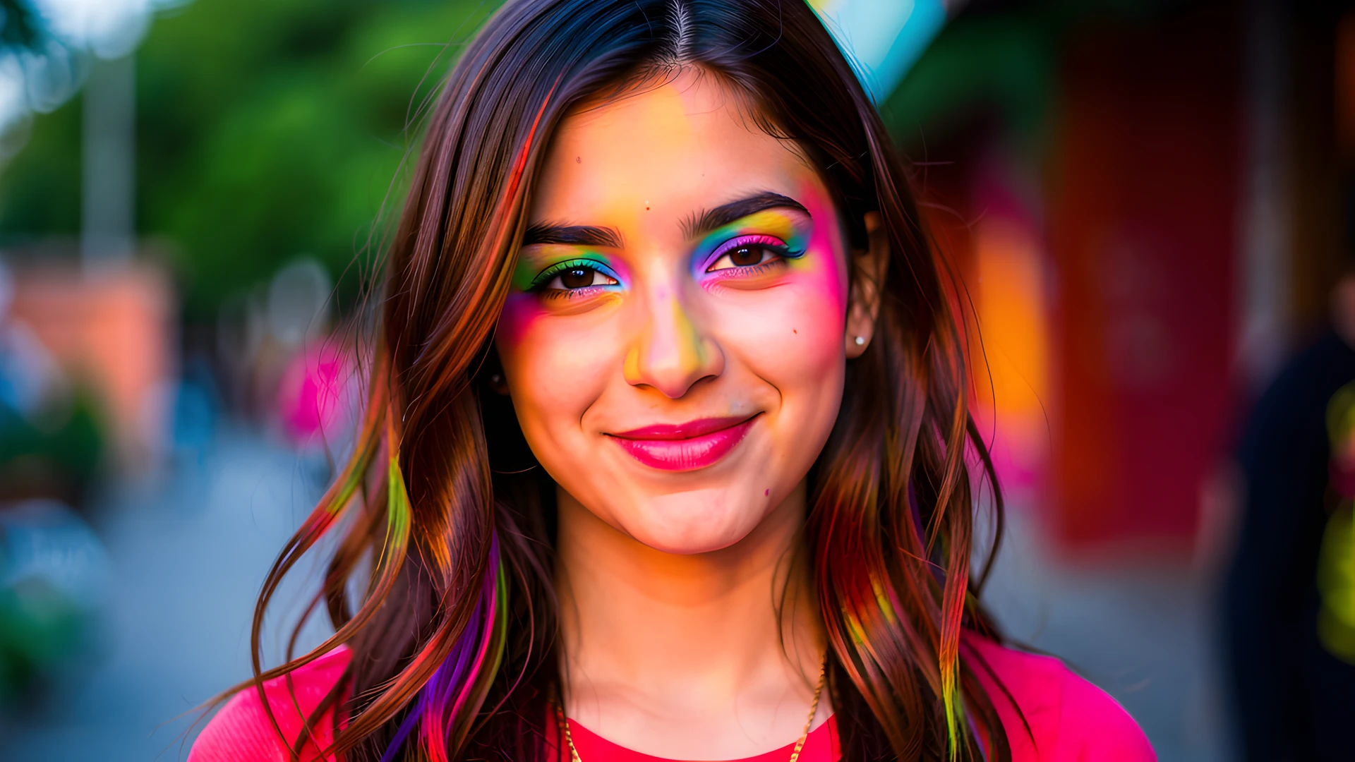 Mysterious Smiling Girl