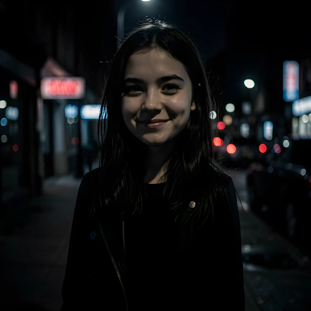 Mysterious Night Smile