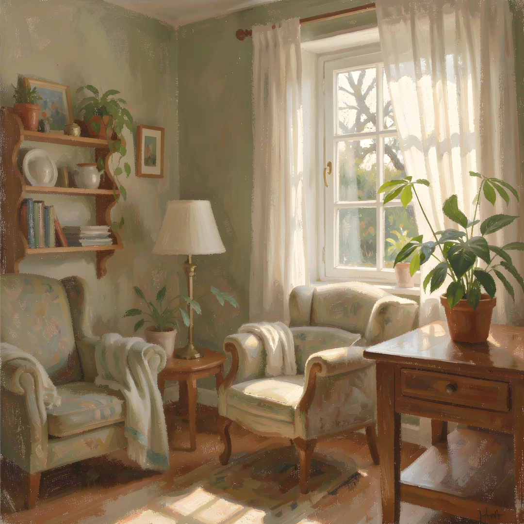 Impressionist Living Room