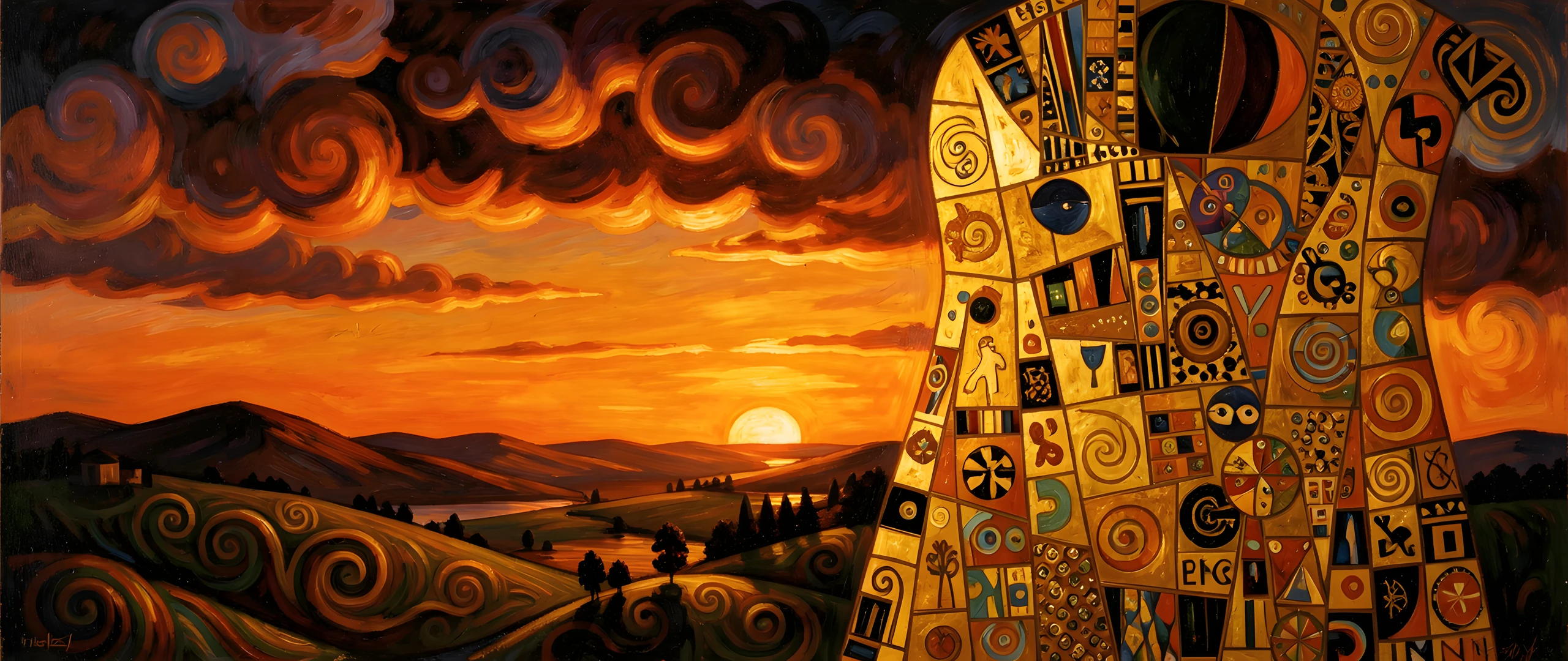 Golden Glow Sunset