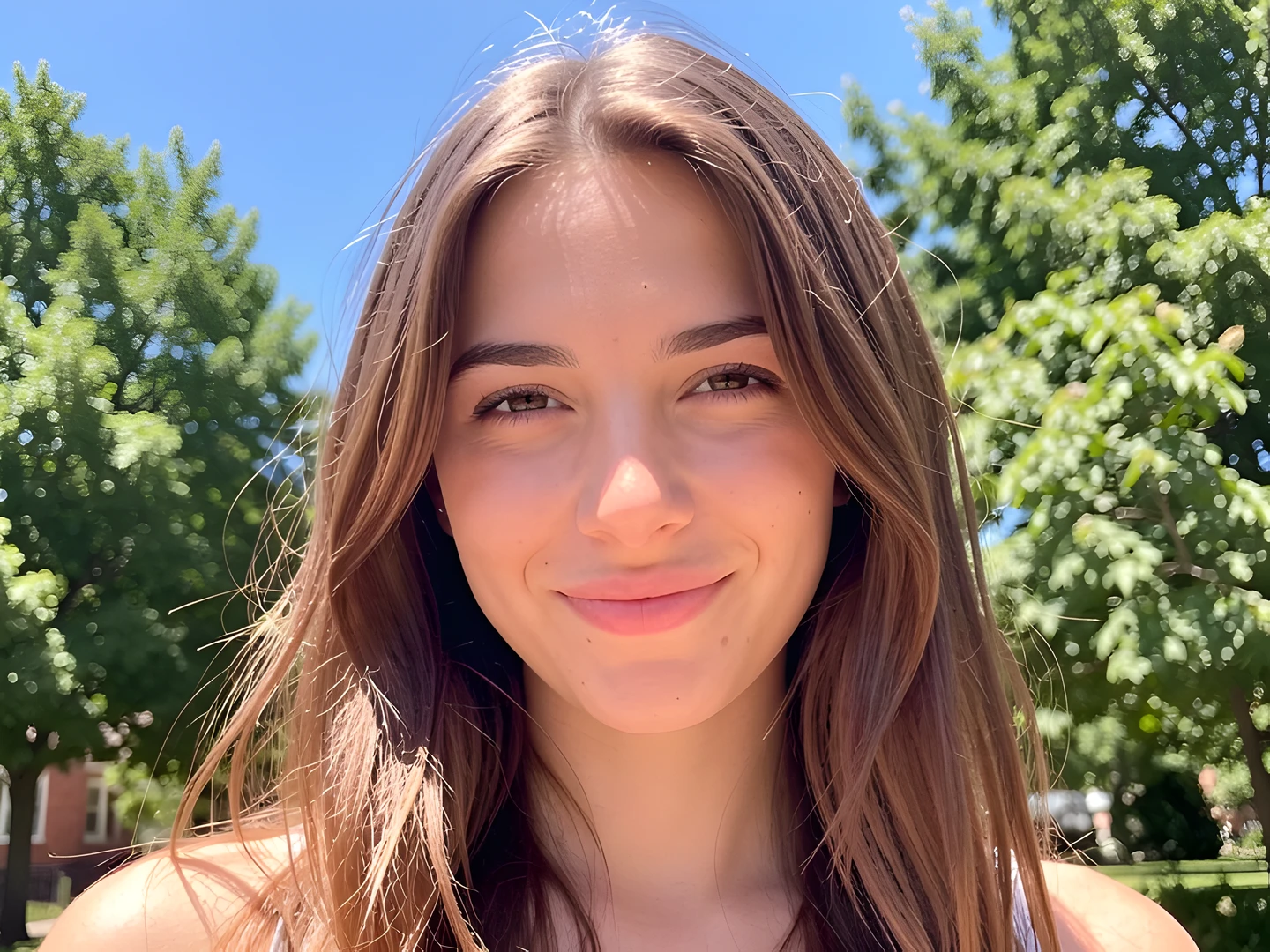 Mysterious Gentle Smile