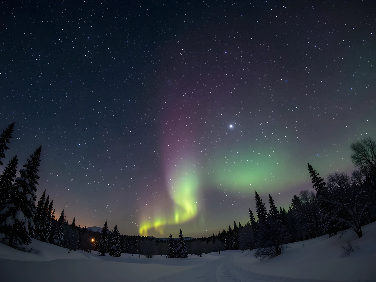 Aurora Night Sky