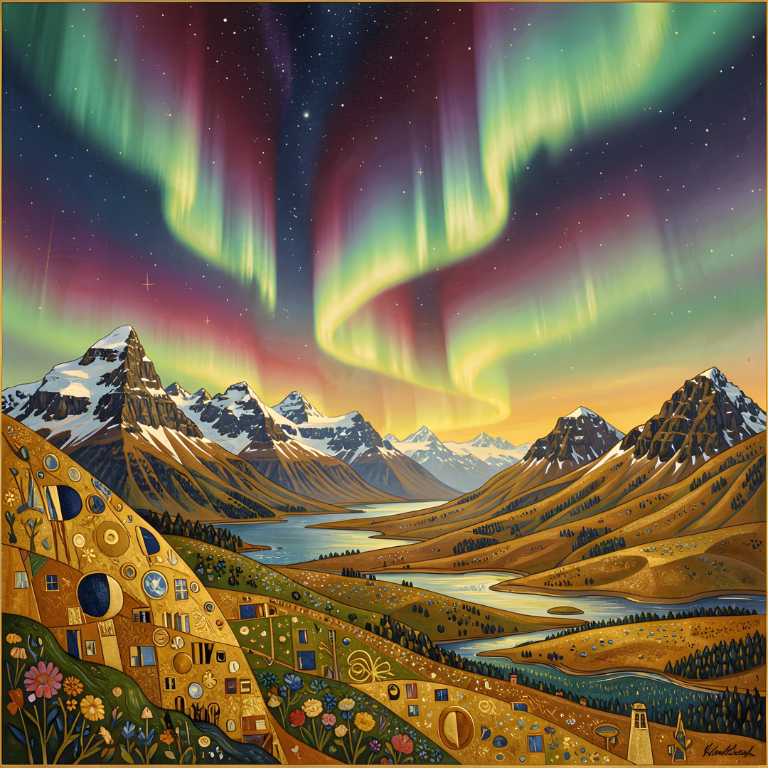Golden Icelandic Twilight