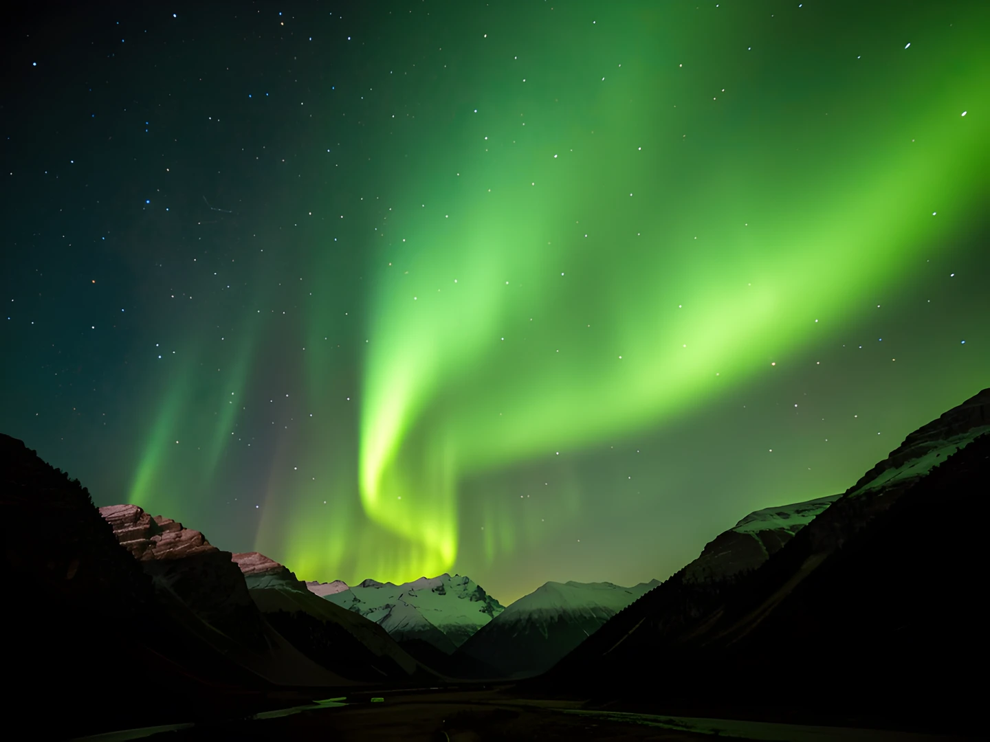 Aurora Green Glow