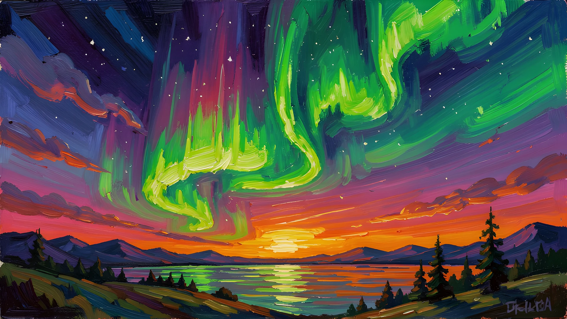 Aurora Brush Dance