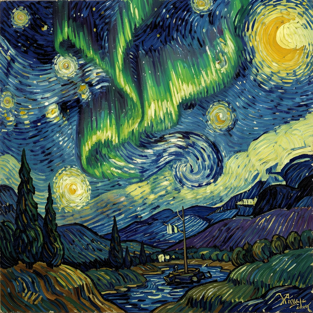 Starry Night Sky