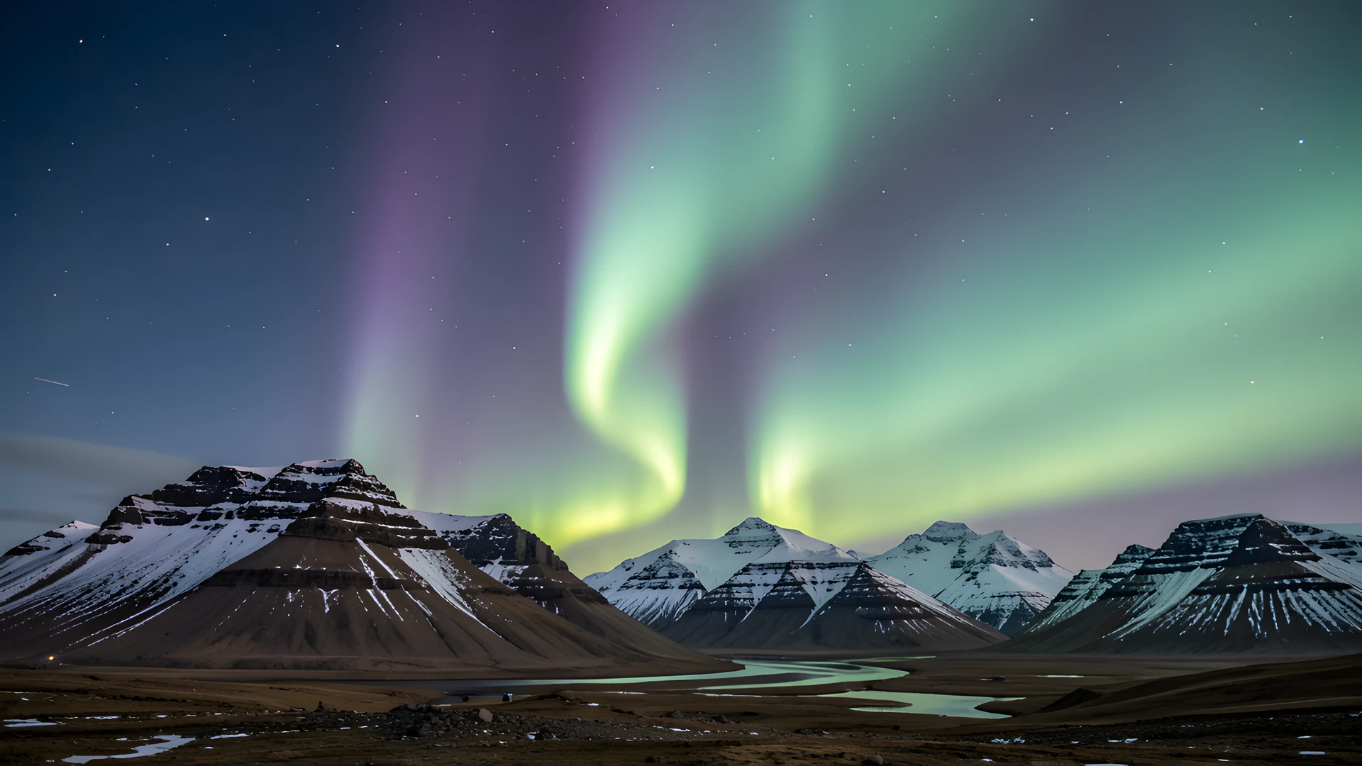 Northern Lights Flatland