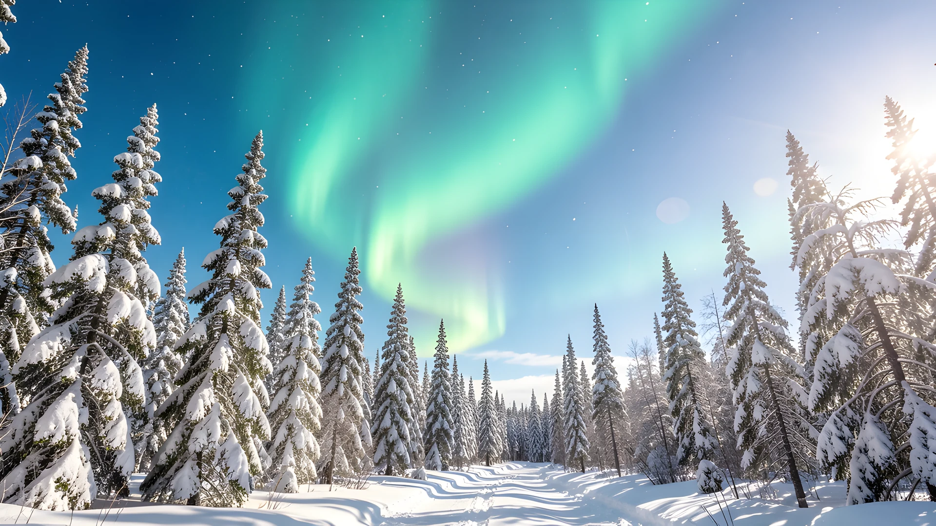 Aurora Snowscape
