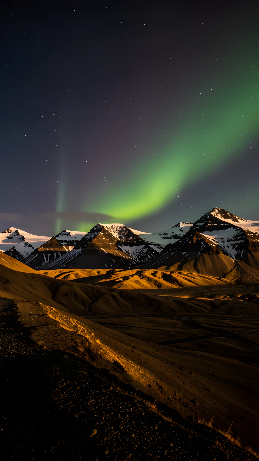 Moonlit Frosty Night