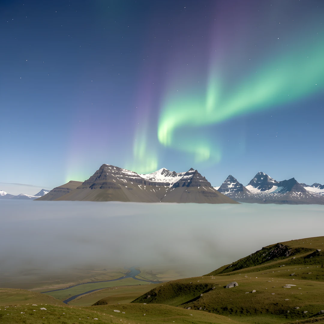 Northern Lights Scene
