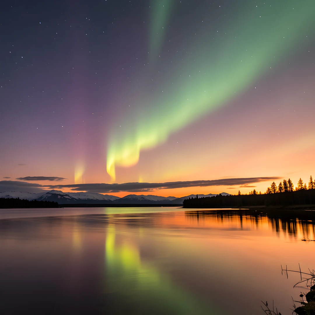 Aurora Waterfall