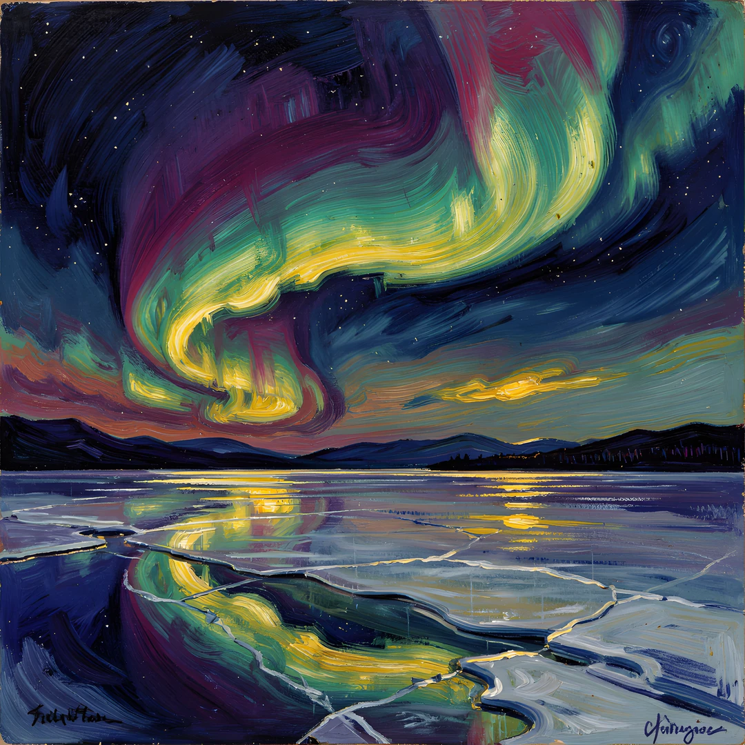 Golden Lake Aurora