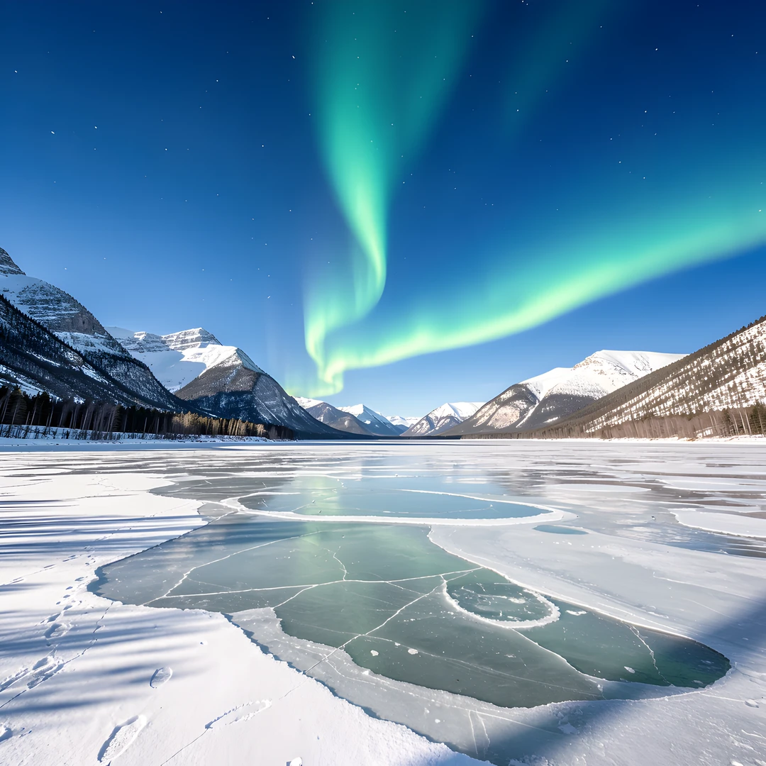 Frozen Blue Horizon