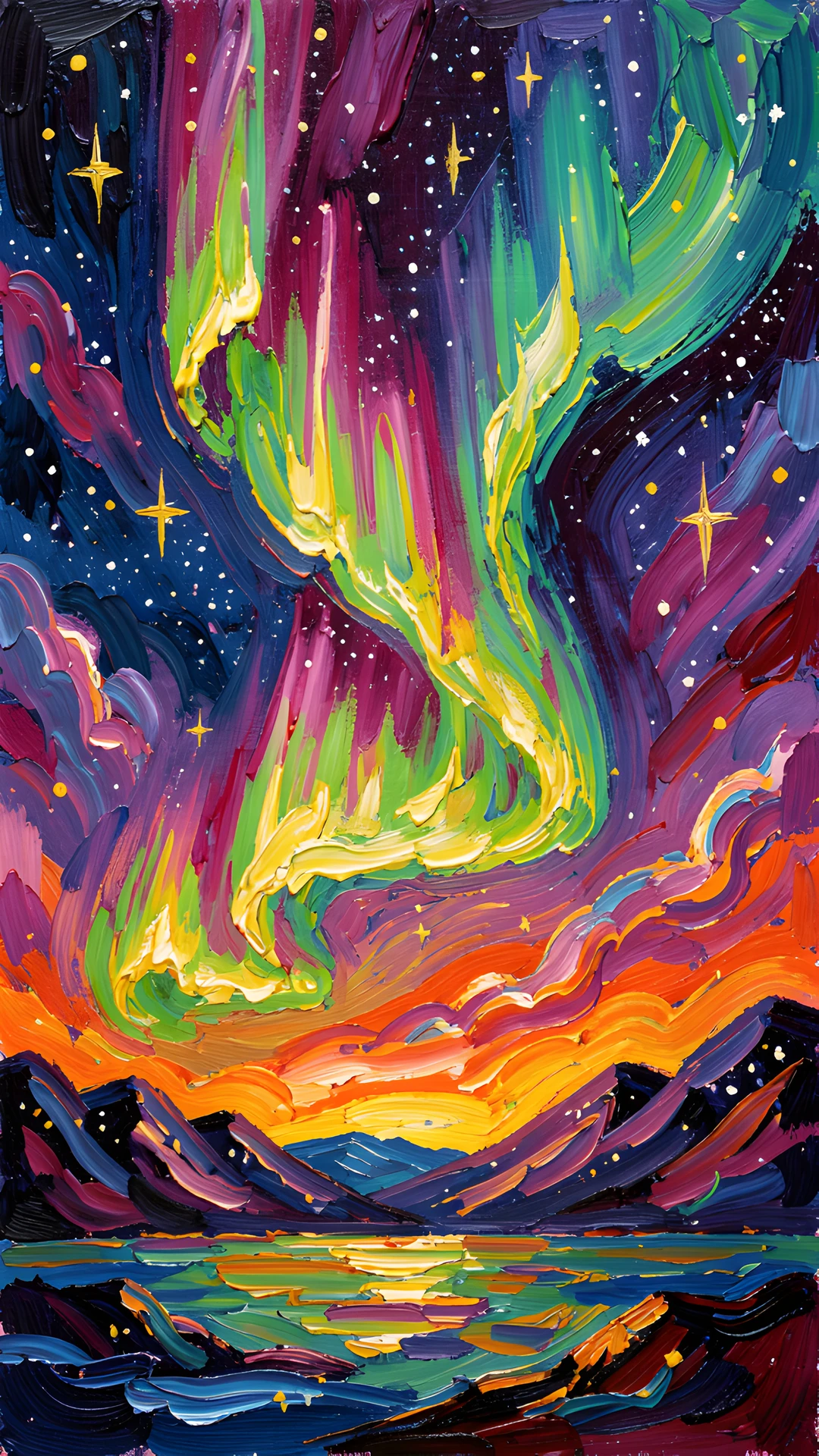 Aurora Night Sky