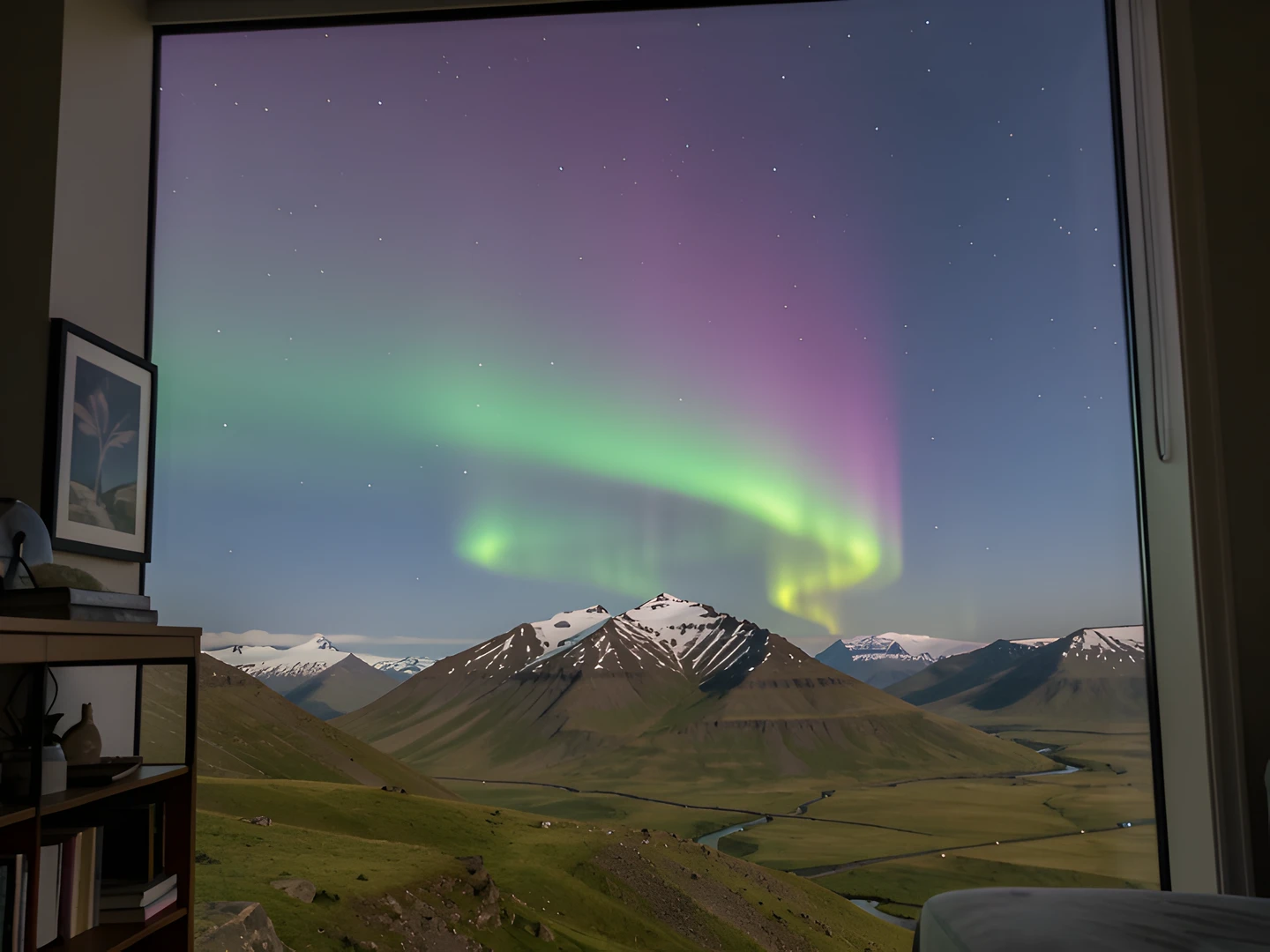 Northern Lights Scene