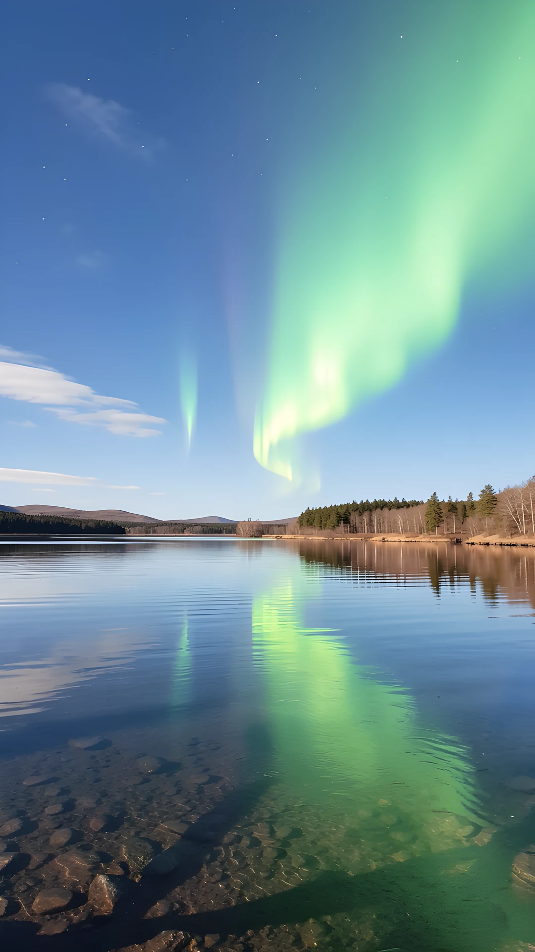 Aurora Ocean Waves