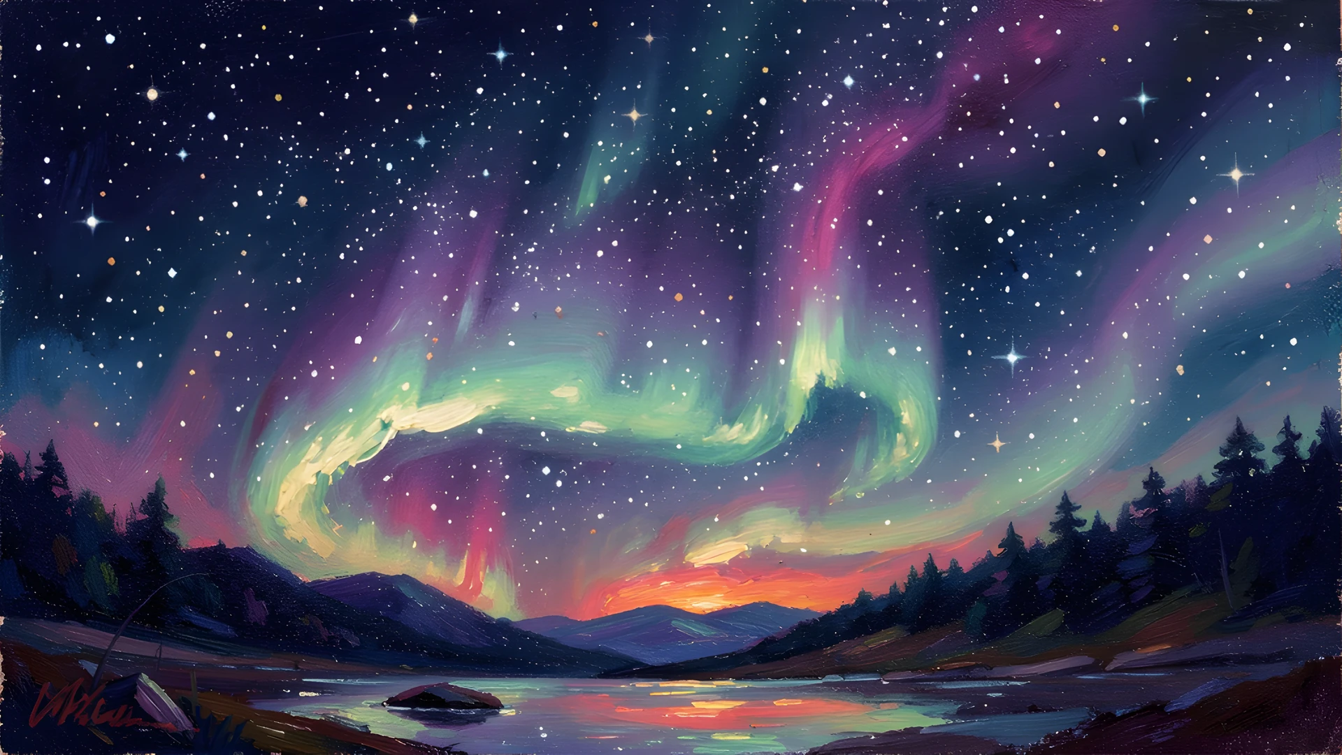 Aurora Stellar Bloom