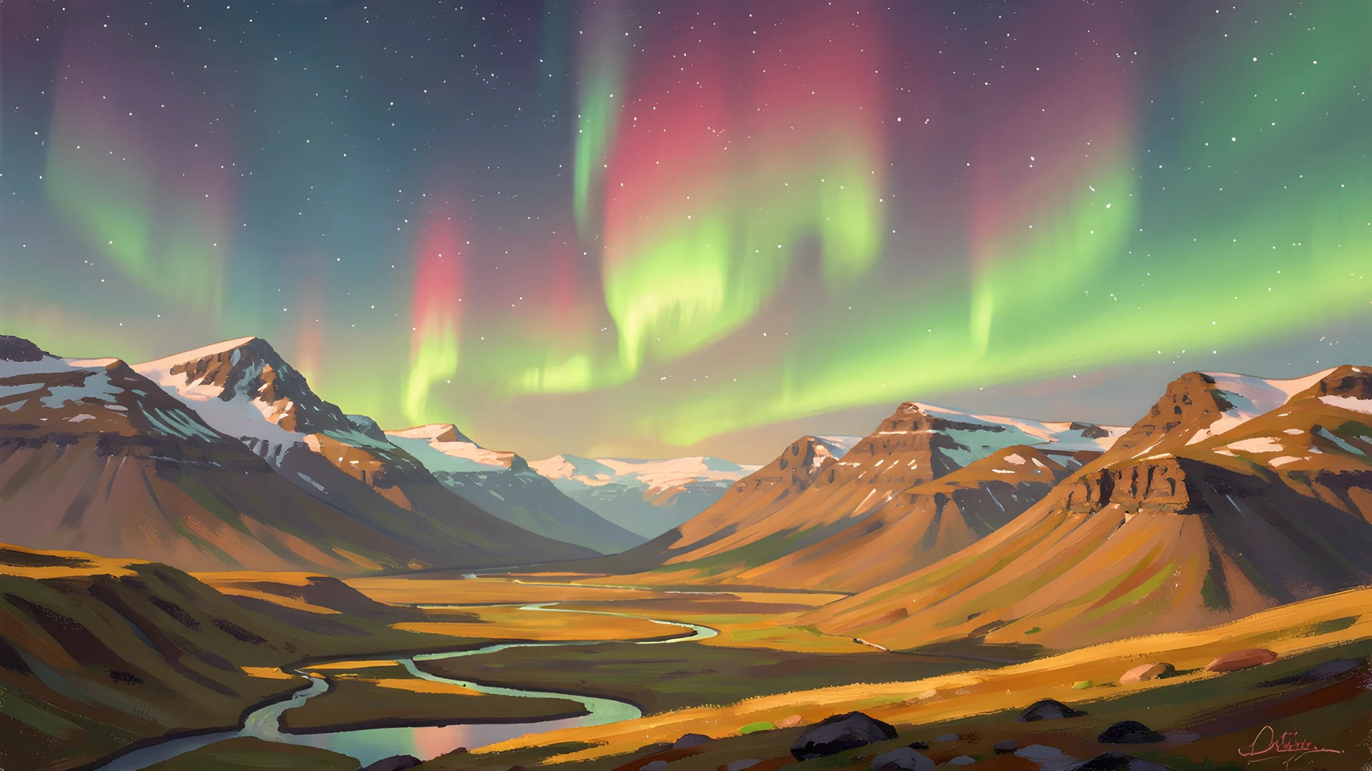 Frosty Mountain Glow