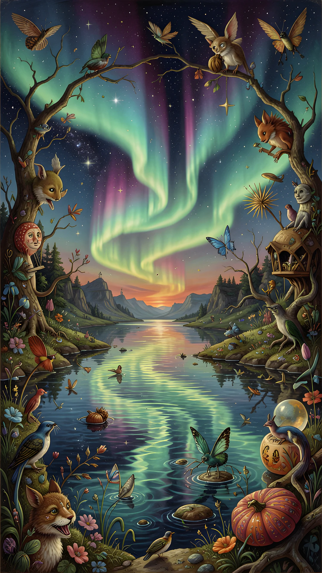 Aurora Night Sky