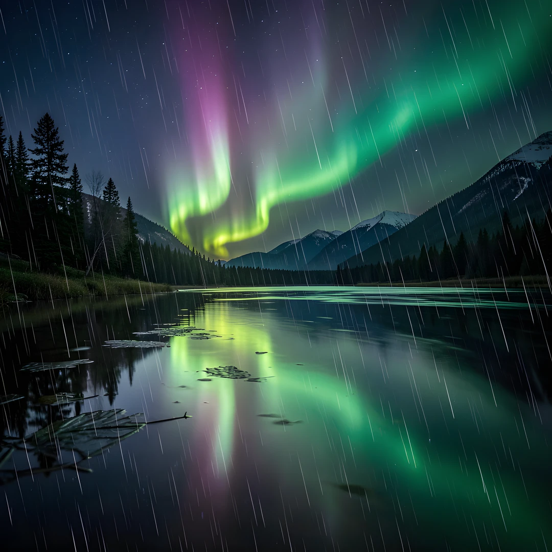 Northern Lights Mirror