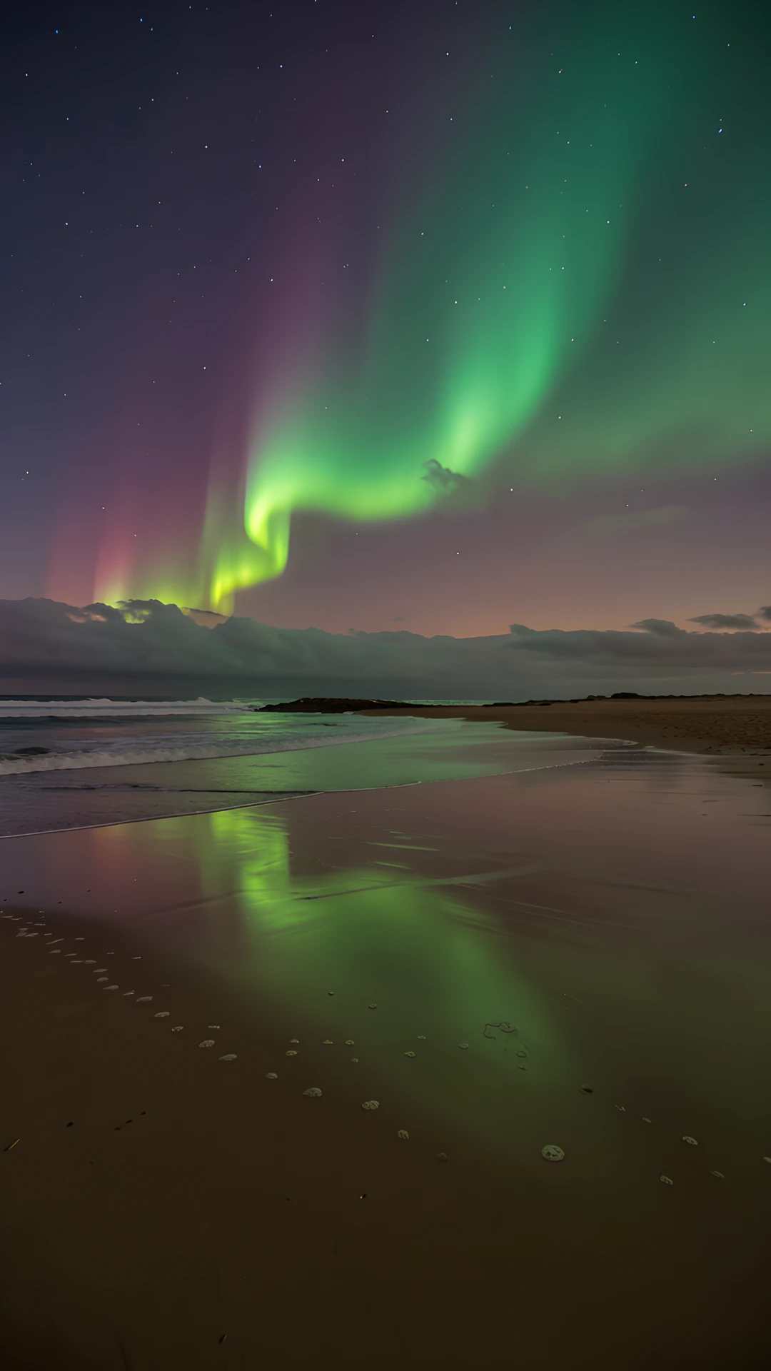 Aurora Ocean Wave