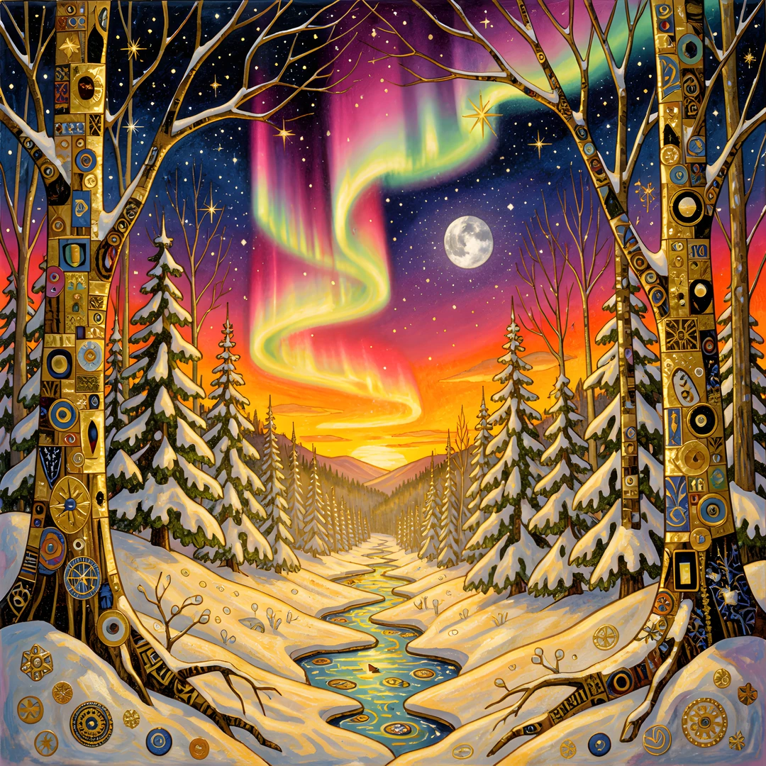 Golden Forest Glow