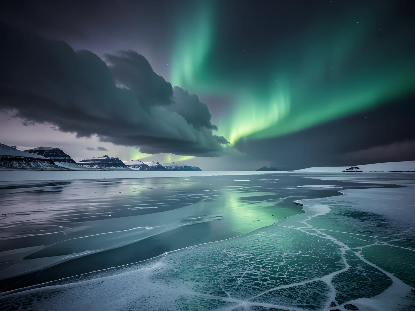 Frozen Aurora Storm