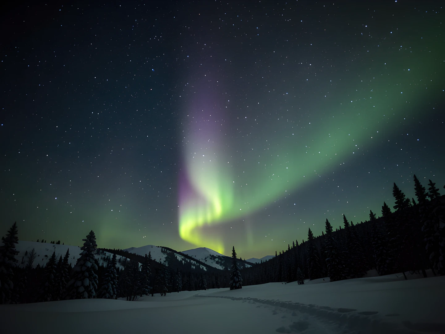 Aurora Night Sky