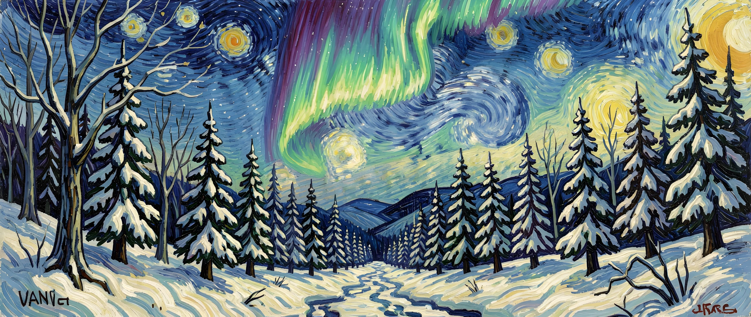 Starry Night Sky