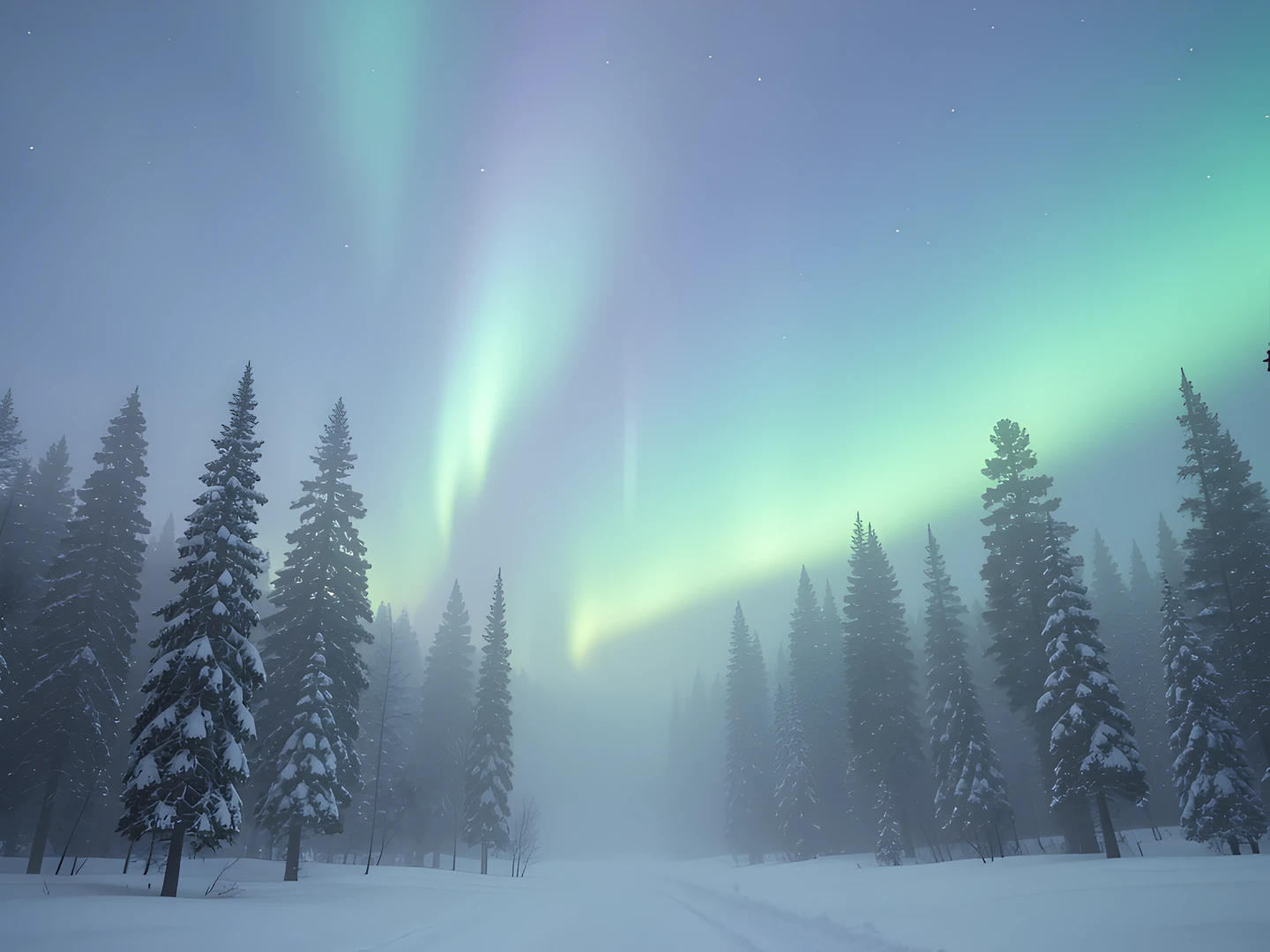 Frozen Mystic Dawn