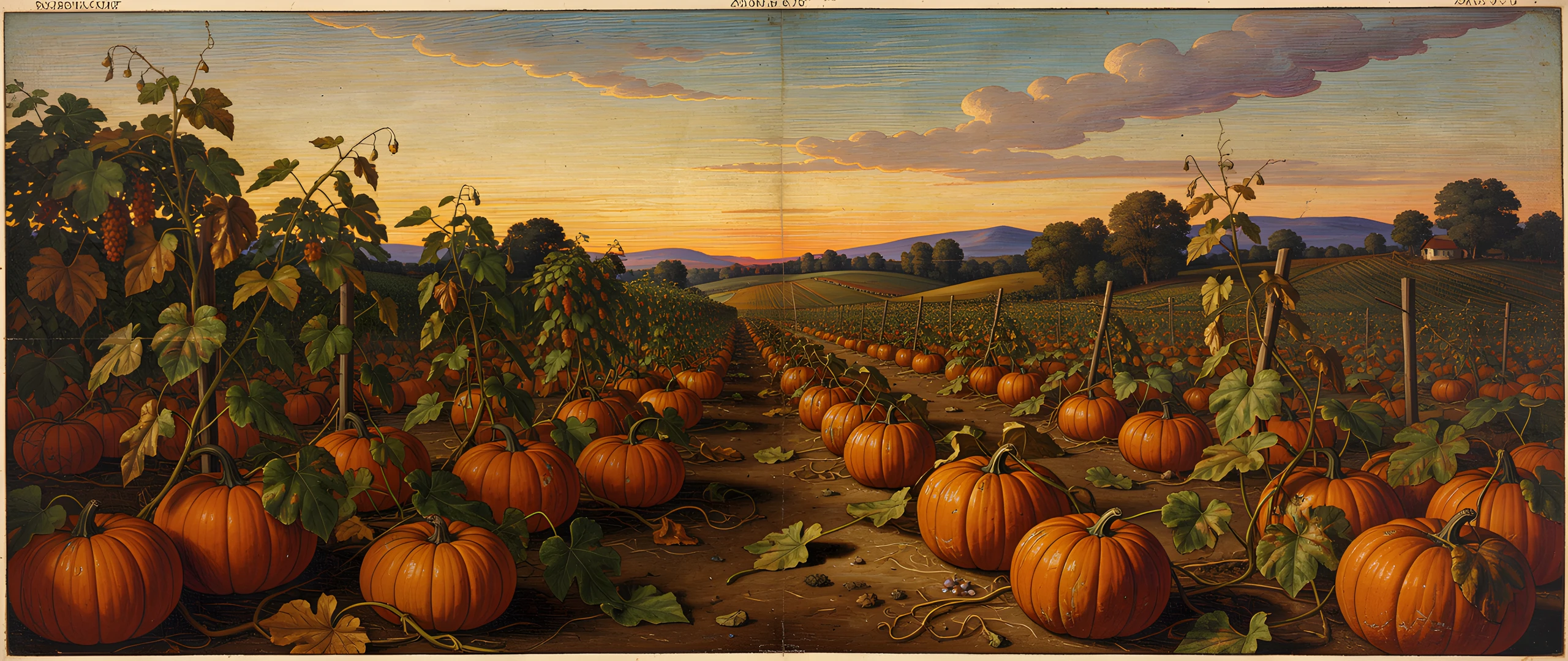 Pumpkin Sunset Vine