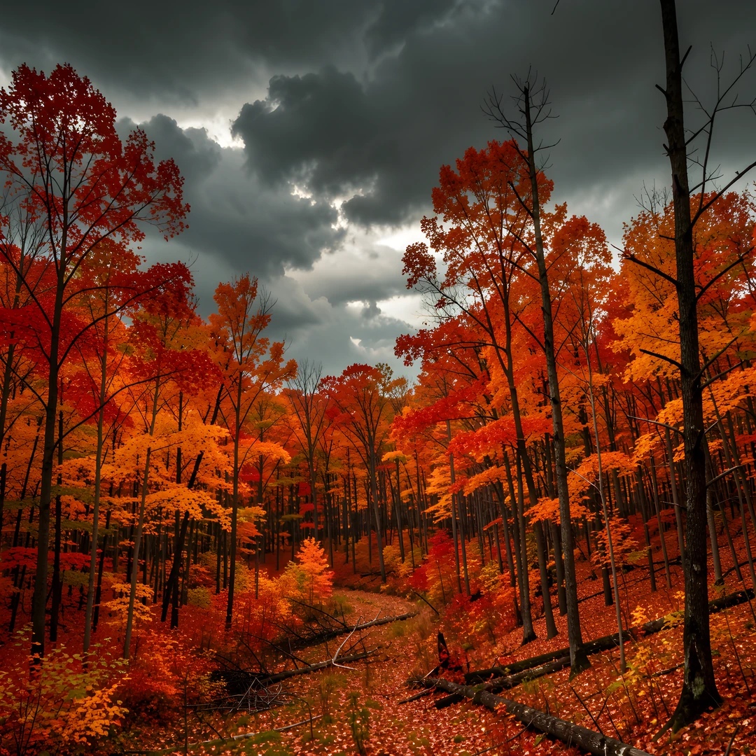 Fiery Autumn Blaze