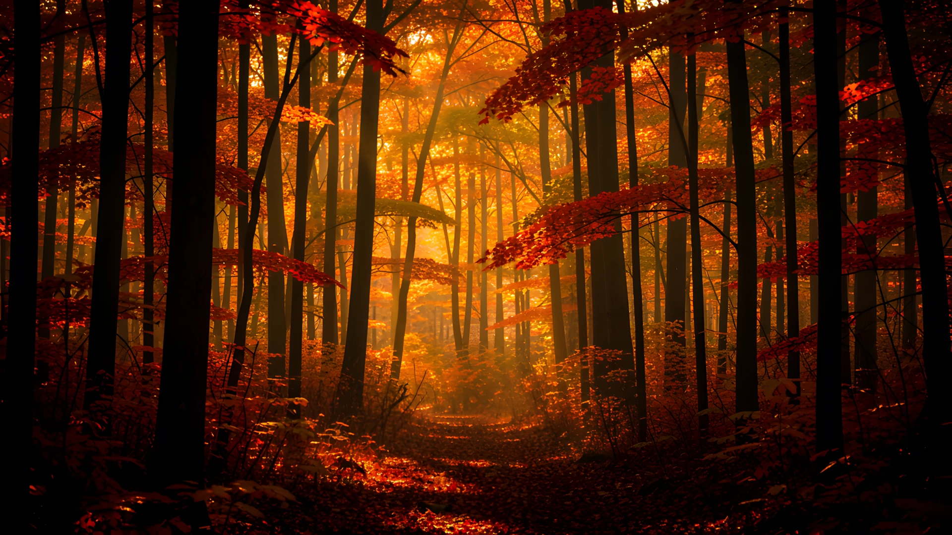 Golden Forest Glow