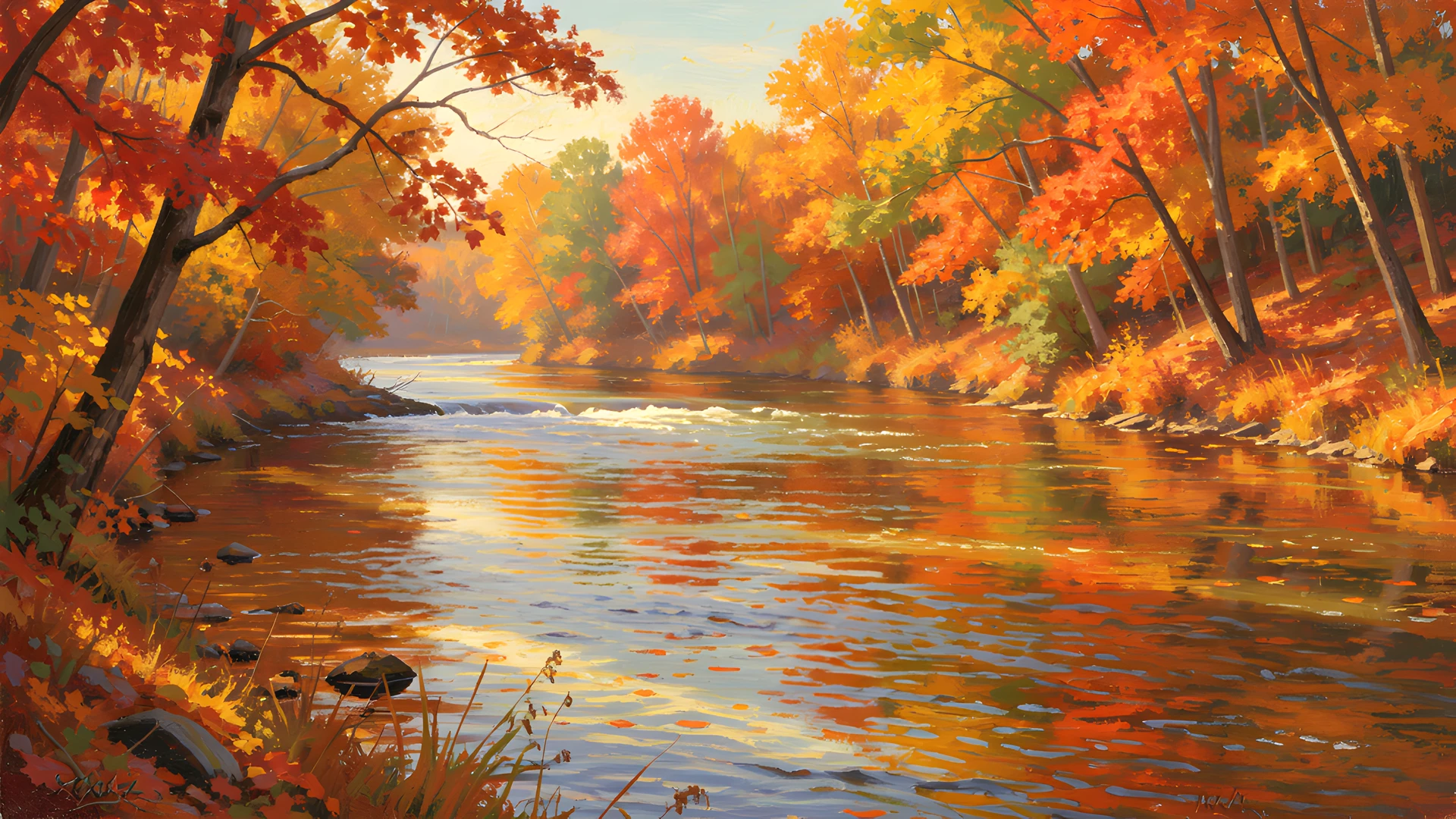 Riverbank Glow