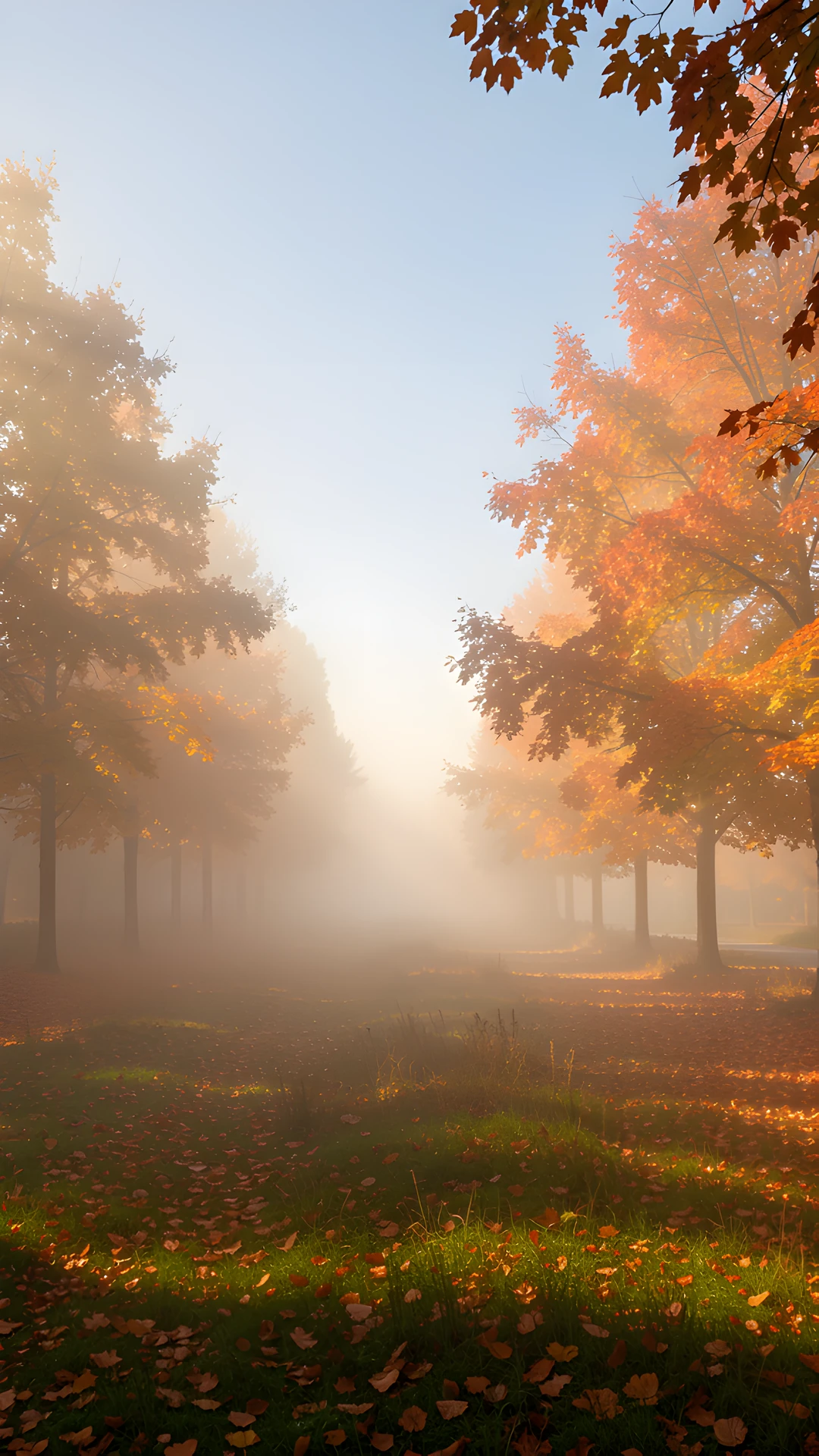 Autumn Morning Glow