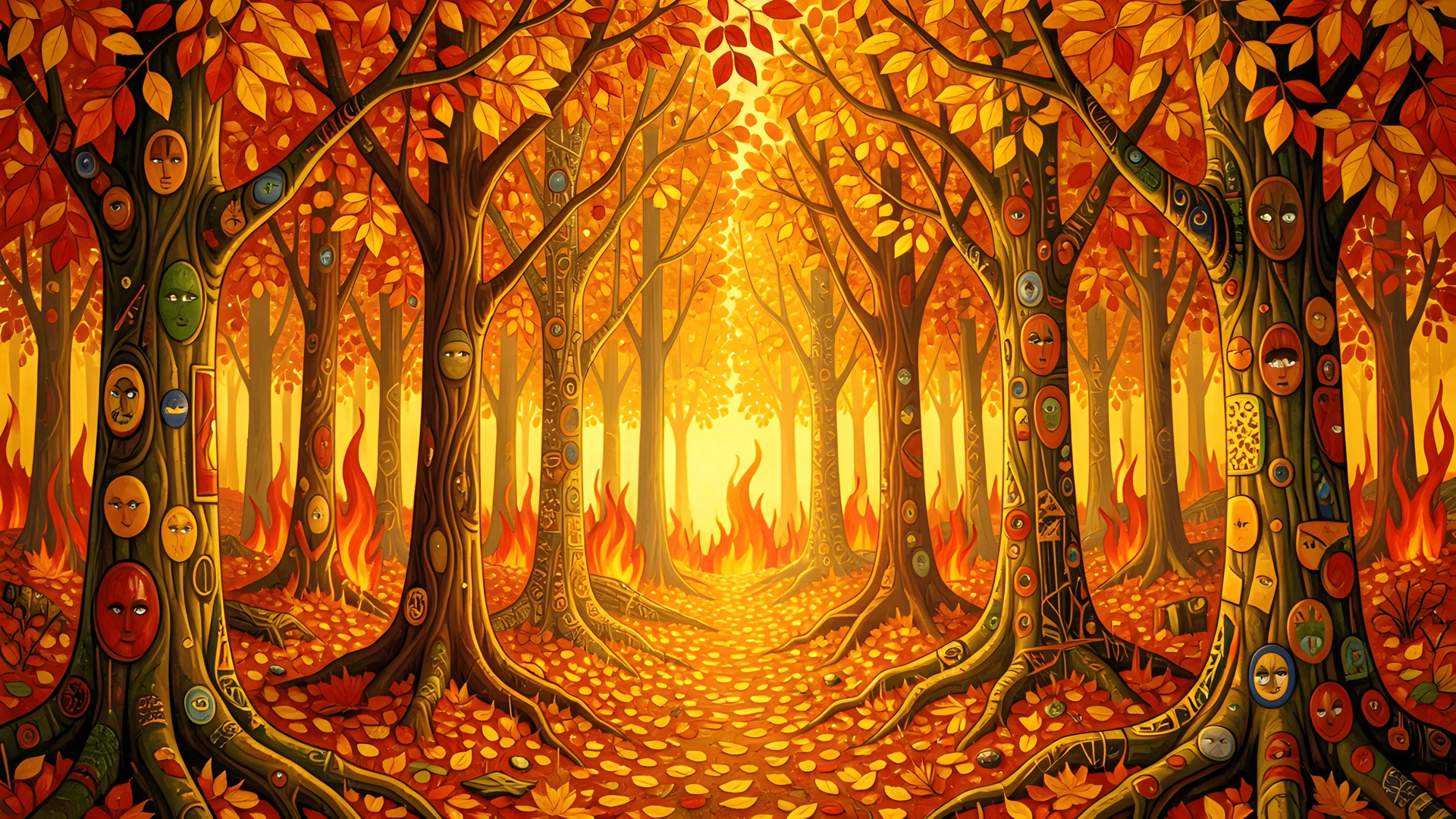 Golden Forest Blaze