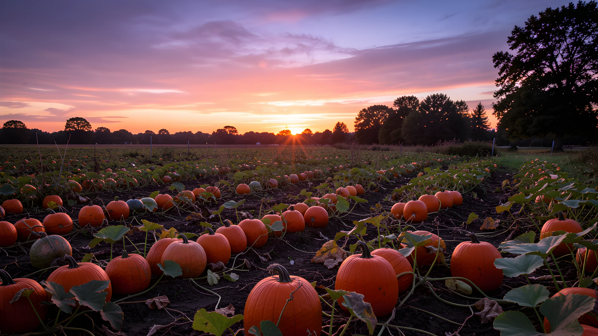 Harvest Golden Sunset