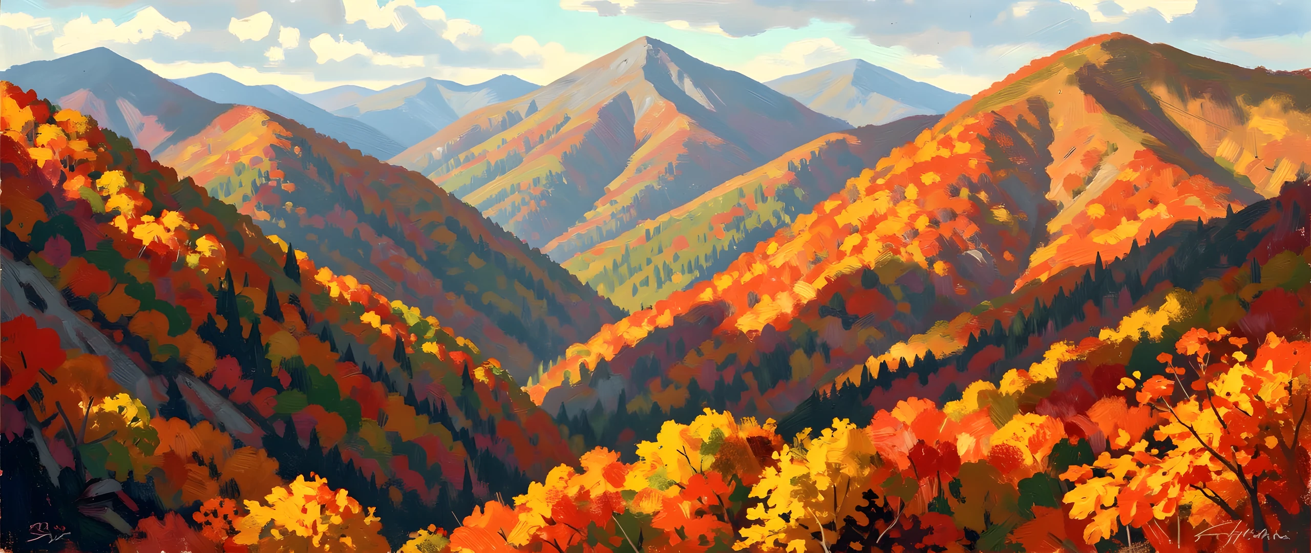 Mountain Leaf Dusk