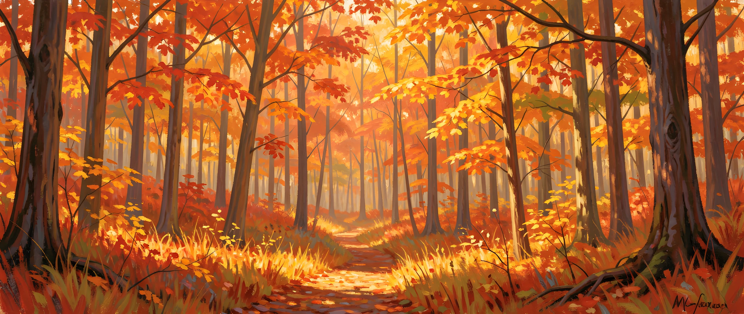 Golden Forest Noon