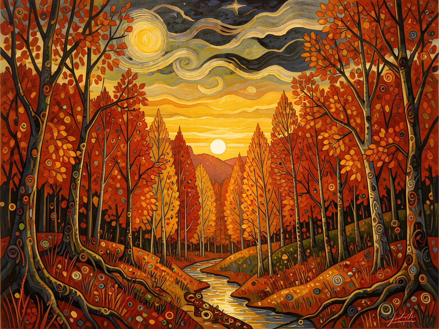 Golden Forest Blaze