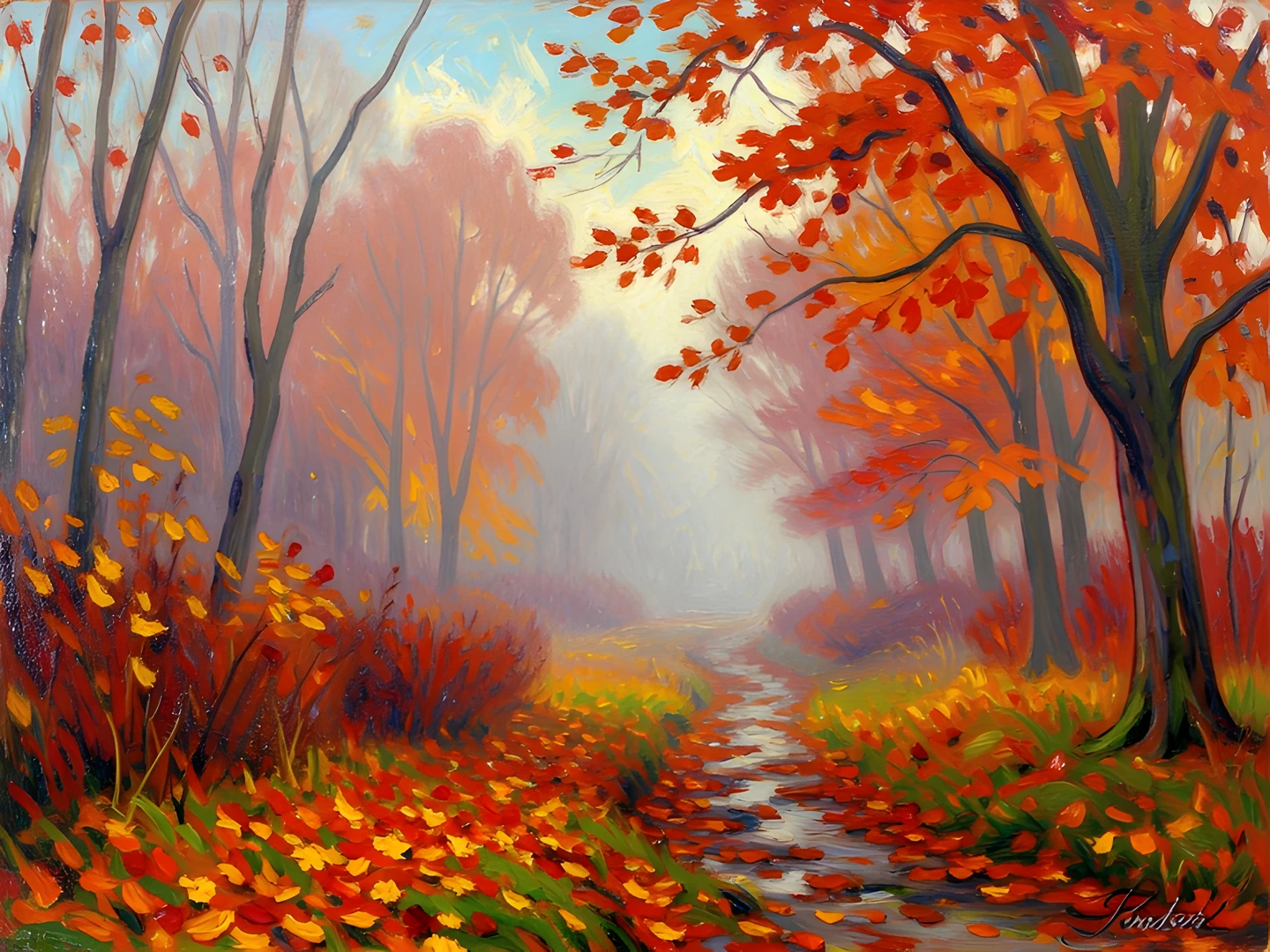 Autumn Morning Colors