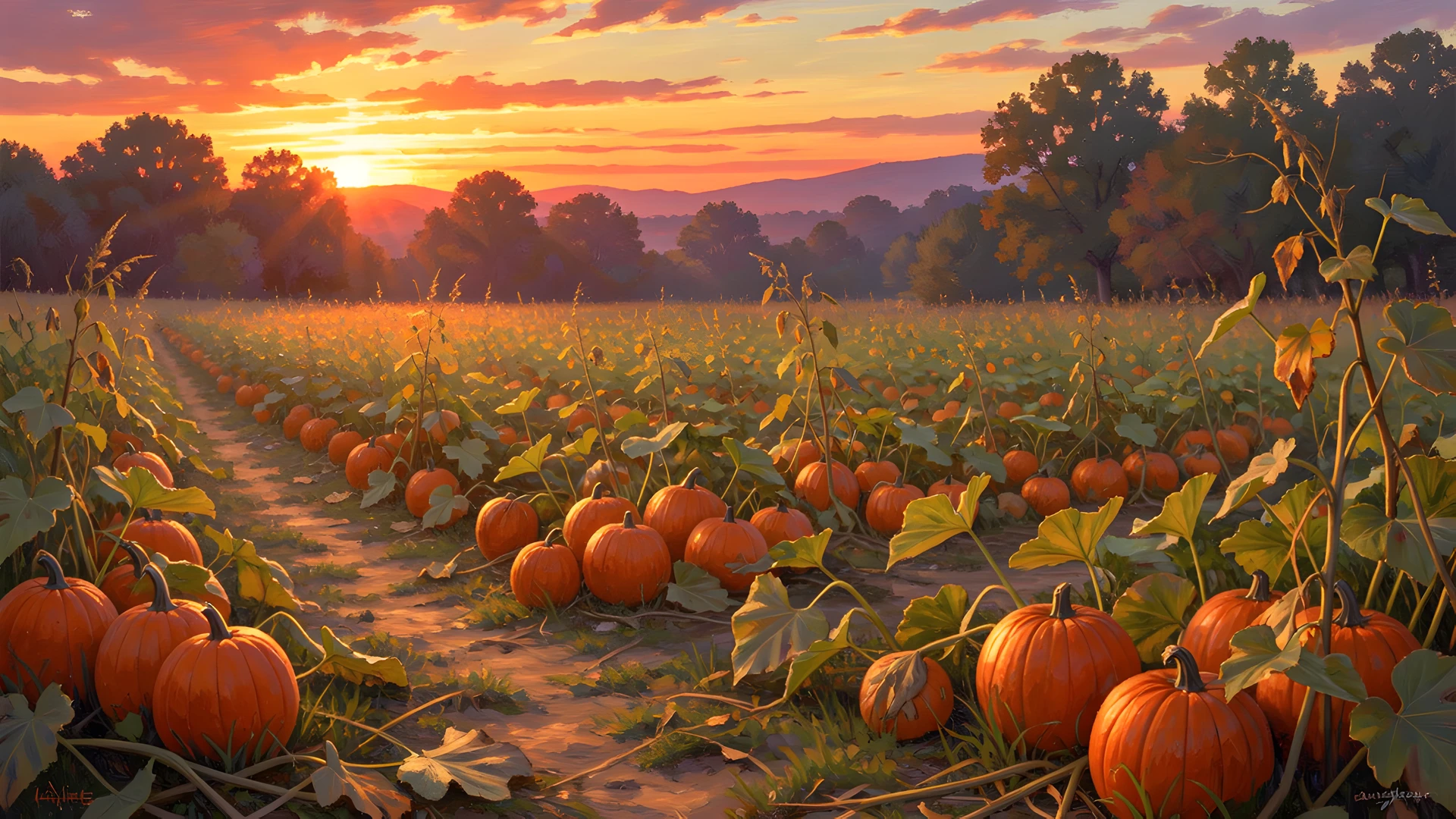 Harvest Morning Glow